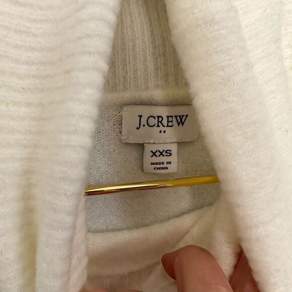 J. Crew | Factory Colorblock Wool Blend Sweater Dress | XXS - Picture 4 of 5